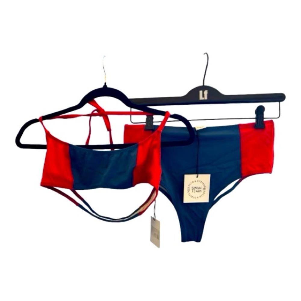 NWT Solid & Striped The Jessica bikini top and bottom set